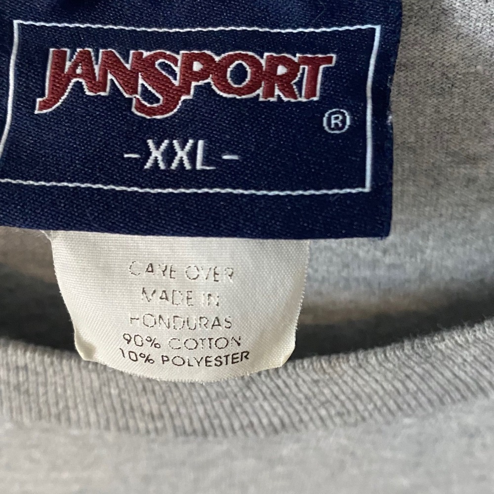 JanSport UConn Huskies 2004 National Champions T Shirt Men XXL Gray NCAA Final 4 - Picture 4 of 5